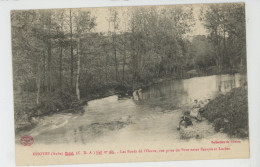 ESSOYES -  Les Bords De L'Ource , Vue Prise Du Pont Entre Essoyes Et Loches - Essoyes