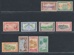 1949 COOK ISLANDS, Stanley Gibbons N. 150/59 - Serie Di 10 Valori - MNH** - Otros & Sin Clasificación