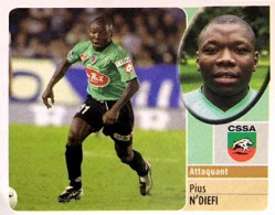 238 Pius N'Diefi - CS Sedan Ardennes - Panini France Foot 2003 Sticker Vignette - Edition Française