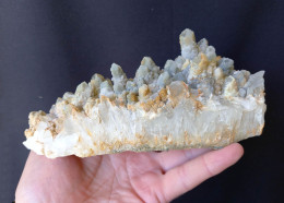 #P22 Schöne QUARZkristalle Mit Chalcedon (Dalnegorsk, Primorskiy Kray, Russland) - Mineralien