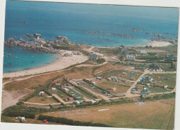 Finistère :  BRIGNOGAN : Vue   Mer, Plage , Phare ,camping - Brignogan-Plage