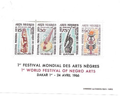 Senegal Sheet Mnh** 1966 African Art 7 Euros - Senegal (1960-...)