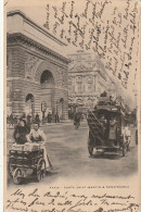 JA 2- (75) PARIS -  PORTE SAINT MARTIN ET RENAISSANCE - VOITURE HIPPOMOBILE - CARRIOLE - 2 SCANS - Arrondissement: 10