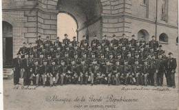 JA 2- (75) PARIS -   MUSIQUE DE LA GARDE REPUBLICAINE  - CHEF GABRIEL PARES - 2 SCANS - Educazione, Scuole E Università