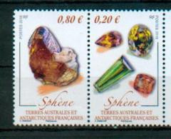 TAAF / French Antarctic & Southern Territories 2016 - Sphène / Titanite - MNH - Minéraux