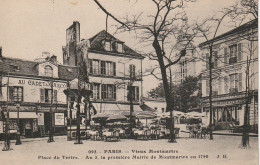 JA 3 -(75) PARIS -VIEUX MONTMARTRE - PLACE DU TERTRE - RESTAURANT  "AU CADET DE GASCOGNE"- 2 SCANS  - Paris (18)