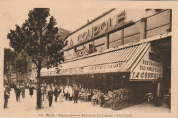 JA 3 -(75) PARIS - MONTPARNASSE - RESTAURANT LA COUPOLE  - CLIENTS ET PERSONNEL EN TERRASSE - 2 SCANS  - Distretto: 14