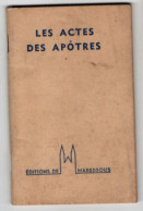 Les Actes Des Apôtres , Editions De Maresous - Religión