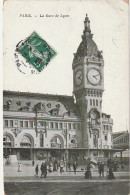 JA 3- (75) PARIS  -   LA GARE DE LYON  - LA TOUR DE L'HORLOGE  - 2 SCANS  - Pariser Métro, Bahnhöfe