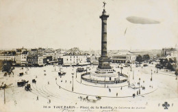 CPA. [75] > TOUT PARIS > N° 38 M - Place De La Bastille La Colonne De Juillet - (IVe Arrt.) - Coll. F. Fleury - TBE - Arrondissement: 04