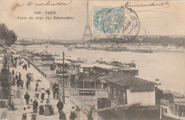 JA 4 - (75) PARIS - POINT DU JOUR ( LE DEBARCADERE ) - PENICHES , BATEAUX DE PROMENADE - 2 SCANS - La Seine Et Ses Bords