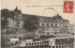 JA 4 - (75) PARIS - LA NOUVELLE GARE D' ORLEANS - BATEAUX PROMENADES - 2 SCANS - Metro, Stations