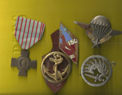 Lot De 5  Insigne Militaire - Andere & Zonder Classificatie