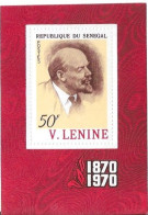 Senegal Sheet Mnh** 1970 Lenin Lenine 4.5 Euros - Sénégal (1960-...)
