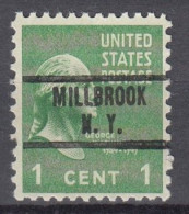 USA LOCAL Precancel/Vorausentwertung/Preo From NEW YORK - Millbrook - Type: 734 - Preobliterati
