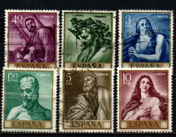 SPAGNA - 1963 - DIPINTI DI JOSE' DE RIBERA DETTO "LO SPAGNOLETTO" - USATI - Used Stamps