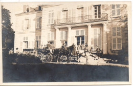 Arnouville 1907 Départ Pour La Chasse Voiture à Cheval - Le Break Avec Les Chiens  - Carte Photo Attelage 2 Scans - Arnouville Les Gonesses