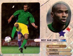 352 Frédéric Kanouté - West Ham - Stars Du Foot - Panini France Foot 2003 Sticker Vignette - Französische Ausgabe