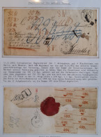 Vorphila Paketbegleitbrief Für Mehrere Pakete Von 1852 Nach Münster #IB608 - Préphilatélie