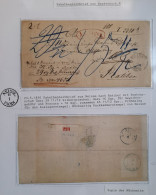 Preußen Paketbegleitbrief Mit Postvorschuss Und Auslagenstempel Von 1850 #IB723 - Covers & Documents