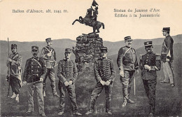 BALLON D'ALSACE (88) Alt. 1244 M. Statue De Jeanne D'Arc édifiée à La Jumenterie Soldats - Ed. Kuntz, Soulz-Guebwiller - Sonstige & Ohne Zuordnung