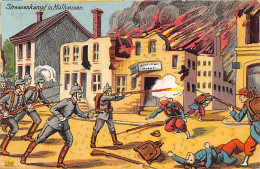 MULHOUSE (68) 1916 Illustration Combat De Rue. Strassenkampf In Mülhausen - Mulhouse