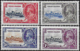 1935 British Virgin Silver Jubilee 4v. MNH SG N. 103/06 - Sonstige & Ohne Zuordnung