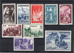 TIMBRES MONACO  . ANNEE 1944   N° 265 à 273. NEUF ** - Nuevos