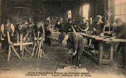 N76 - 38 - VIENNE - Isère - École D'Agriculture D'hiver - Promotion 1919 Leçon Pratique Fer Et Bois - Vienne