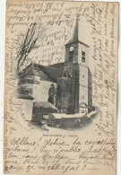 JA 14 -(77) BRAY SUR SEINE - L ' EGLISE - JOUR DE MARCHE - ETALS - 2 SCANS  - Bray Sur Seine