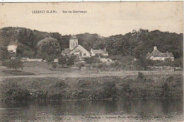 JA 14 -(77) LUZANCY - VUE DE CHERTEMPS -  EGLISE - 2 SCANS  - Autres & Non Classés