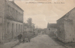 JA 14 -(77) LA CHAPELLE VERONGE - RUE DE LA MAIRIE - GROUPE D' ENFANTS - 2 SCANS  - Other & Unclassified