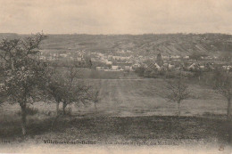 JA 15 -(77) VILLENEUVE SUR BELLOT - VUE D' ENSEMBLE ( PRISE DES MATHURINS ) - 2 SCANS - Autres & Non Classés