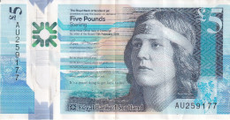 BILLETE DE ESCOCIA DE 5 POUNDS DE ROYAL BANK SCOTLAND DEL AÑO 2016 (BANKNOTE) - 5 Pounds