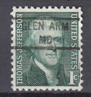 USA LOCAL Precancel/Vorausentwertung/Preo From MARYLAND - Glen Arm - Type: 841 - Precancels