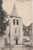 JA 16 -(77) VILLENEUVE SOUS DAMMARTIN - L ' EGLISE - 2 SCANS - Autres & Non Classés