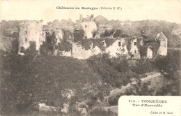 TONQUÉDEC - 2 Cartes Anciennes - Le Château - VENTE DIRECTE X - Altri & Non Classificati