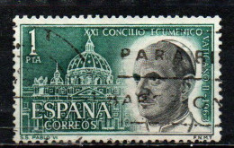 SPAGNA - 1963 - PAPA PAOLO VI - SERIE CONCILIO ECUMENICO VATICANO II - USATO - Gebraucht