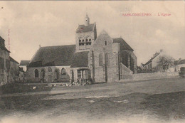 JA 16 - (77) SABLONNIERES - L ' EGLISE - ROULOTTE - 2 SCANS - Autres & Non Classés