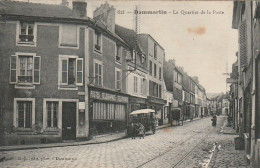 JA 17 -(77) DAMMARTIN - LE QUARTIER DE LA POSTE - AUTOMOBILE - CALECHE - 2 SCANS - Other & Unclassified