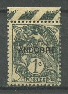 ANDORRE N° 2 ** Neuf MNH Superbe C 1.50 €  Type Blanc - Unused Stamps