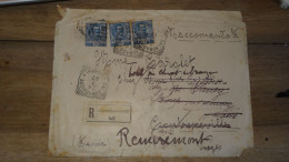 Enveloppe Recommandée ITALIE, Salsomaggiore 1907  ......... Boite1 ...... 240424-121 - Marcophilia