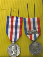 Lot De 2 Medailles Chemin De Fer - Sonstige & Ohne Zuordnung