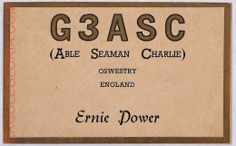 Ad9098 - GREAT BRITAIN - RADIO FREQUENCY CARD - England - 1947 - Radio