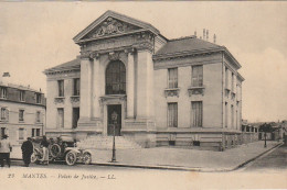 JA 20 -(78) MANTES - PALAIS DE JUSTICE - AUTOMOBILE -  2 SCANS - Mantes La Jolie