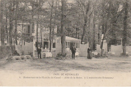 JA 20 -(78) PARC DE VERSAILLES - RESTAURANT DE LA FLOTILLE DU CANAL - ALLEE DE LA REINE -  2 SCANS - Versailles