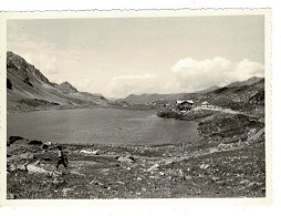 Ref 1 - Photo + Négatif  : Lac  Au Col De Fluela - Suisse  . - Europe