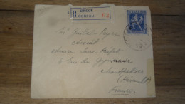 Enveloppe Recommandée GRECE, Corfou 1927?  ......... Boite1 ...... 240424-122 - Cartas & Documentos