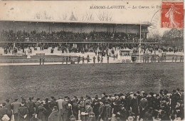 JA 21 -(78) MAISONS LAFFITTE - LES COURSES , LES TRIBUNES - 2 SCANS - Maisons-Laffitte