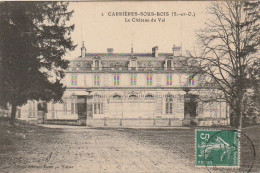 JA 21 -(78) CARRIERES SOUS BOIS - LE CHATEAU DU VAL - 2 SCANS - Otros & Sin Clasificación